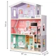 Ляльковий будинок Ecotoys WOW Purple дерев'яний ляльковий будиночок з меблями будинок для ляльки дитячий дерев'яний з декором іграшковий домик для барбі - зображення 8