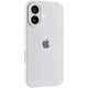 Чохол Silicone Premium case з захистом камери для iPhone 16 Plus Full Camera Protective ( iPhone 16 + ) white 3472 - зображення 5