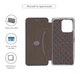 Чехол-книжка для TECNO Spark Go 2 4G (KM4), G-Case, Синий, кожаный чехол-книга из экокожи (PU) и TPU, с магнитом, с подставкой и вместительным кардхолдером, противоударный, защита всего корпуса, ArmorStandart (ARM88433) - изображение 3