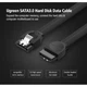 Кабель для передачи данных SATA 3 Data Cable 0.5m US217 Black Ugreen - изображение 5