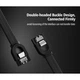 Кабель для передачи данных SATA 3 Data Cable 0.5m US217 Black Ugreen - изображение 6