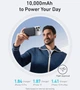 Магнітний ультратонкий павербанк Anker A1664 Ultra Slim 10000 мАг з бездротовою зарядкою MagSafe для iPhone Бездротовий Power Bank зі швидкою зарядкою УМБ Чорний - зображення 6