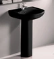 Комплект раковина + ножка RAK Ceramics Cynthia Wash Basin (57 см) Черный HDSYR_2599 - изображение 1