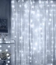 Гирлянда штора Водопад 3х3 м 320 LED (прозрачный шнур, с переходником) Белый свет HDSYR_699 - изображение 5