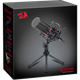 Стримовый микрофон Redragon Blazar GM300 (USB) металлический с подставкой кабель 1.7м HDSYR_3449 - изображение 8