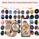 Розумний смарт-годинник UWatch Smart Melisia 2 ремінця Gold - зображення 6