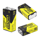 Аккумулятор Крона Liitokala pro version 1100mAh 9V USB черный желтый батарея для пультов дистанционного управления игрушек и девайсов (IS-OP_22-G) - изображение 3