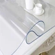 Скатертина м'яке скло Soft Glass 120x100 см Прозорий (1224860188) - зображення 3