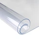 Силиконовая скатерть на стол Soft Glass 1,2х1,0 м прозрачная защита для мебели антискользящая пленка (LIV-S_11C) - изображение 1