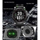 Мужские наручные умные часы North Edge CrossFit GPS с компасом Black - изображение 5