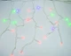 Гирлянда уличная Бахрома 5 м 120 LED цветная на белом проводе для украшения дома и сада светодиодная гирлянда (VIL-O_33P) - изображение 5
