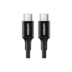Дата кабель USB-C to USB-C 1.5m 5A 100W US300 black Ugreen (20528) - зображення 1