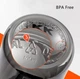 Спортивная бутылка TKK 1000 мл (1 л) - Черная Tritan BPA-free, ударопрочная эко-бутылка с антискользящим грипом - изображение 5