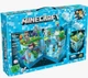 Конструктор LED Майнкрафт Minecraft Подводный мир 898 деталей Деревня, крепость, ферма + человечки + свет - изображение 1