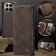 Чехол книжка Caseme с магнитом для Xiaomi 15T Pro кофейный - изображение 2
