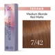 Стойкая крем-краска для волос Wella Professionals Illumina Color 7/42 60 мл (4064666803746) - изображение 2
