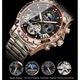 Часы мужские механические Poedagar Mechanical Золотой (2498351851) - изображение 3