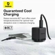 Сетевое зарядное устройство Baseus Palm Fast Charger 1C 20W + Cable Type-C to Type-C - изображение 5