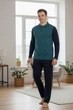 Пижама (кофта + штаны) мужская Devino 194624 XL Темно/зеленый (2200005141205) - изображение 1