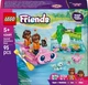 Zestaw klocków LEGO Friends Przygoda na aksolotlowej łodzi 95 elementów (42681) - obraz 1