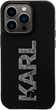 Etui Karl Lagerfeld 3D Rubber Glitter Logo do Apple iPhone 15 Pro Max Black (KLHCP15X3DMBKCK) - obraz 2