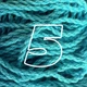 Веревки для йо-йо Хлопок 100% POWERSTRING, Синий, 5 шт - изображение 1