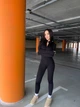 Теплий жіночий комбінезон на змійці Uaclothes 46 Чорний like16124 (like35703-161241350) - изображение 3
