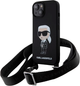 Etui Karl Lagerfeld Crossbody Ikonik do Apple iPhone 15/14/13  Black (KLHCP15SSCBSKNK) - obraz 1