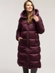 Пуховик зимовий довгий жіночий Lee Cooper Laura-7030 L Бордовий (5905991747215) - зображення 1
