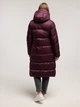 Пуховик зимовий довгий жіночий Lee Cooper Laura-7030 S Бордовий (5905991747208) - зображення 4
