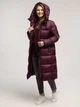 Пуховик зимовий довгий жіночий Lee Cooper Laura-7030 S Бордовий (5905991747208) - зображення 5