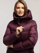 Пуховик зимовий довгий жіночий Lee Cooper Laura-7030 XL Бордовий (5905991747239) - зображення 6