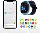 Детские смарт-часы AmiGo GO008 MILKY, GPS, WIFI, 2G, BT4.0, 400mAh, Blue UA UCRF - изображение 2