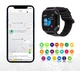 Детские смарт-часы AmiGo GO008 MILKY, GPS, WIFI, 2G, BT4.0, 400mAh, Black UA UCRF - изображение 2