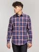 Koszula męska bawełniana w kratę Lee Cooper Will-2118 XL Niebieska (5905991748380) - obraz 3