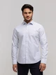 Koszula męska bawełniana w paski Lee Cooper Liam Oxford 2XL Biała (5905991751458) - obraz 1