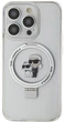 Etui Karl Lagerfeld Ring Stand Karl&Choupettte MagSafe do Apple iPhone 15 Pro White (KLHMP15LHMRSKCH) - obraz 3