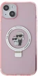 Etui Karl Lagerfeld Ring Stand Karl&Choupettte MagSafe do Apple iPhone 15/14/13 Pink (KLHMP15SHMRSKCP) - obraz 3