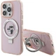 Etui Karl Lagerfeld Ring Stand Karl&Choupettte MagSafe do Apple iPhone 15 Pro Pink (KLHMP15LHMRSKCP) - obraz 1