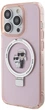 Etui Karl Lagerfeld Ring Stand Karl&Choupettte MagSafe do Apple iPhone 15 Pro Pink (KLHMP15LHMRSKCP) - obraz 2
