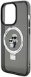 Etui Karl Lagerfeld Ring Stand Karl&Choupettte MagSafe do Apple iPhone 14 Pro Black (KLHMP14LHMRSKCK) - obraz 6