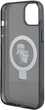 Etui Karl Lagerfeld Ring Stand Karl&Choupettte MagSafe do Apple iPhone 15 Plus/14 Plus Black (KLHMP15MHMRSKCK) - obraz 7