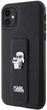 Панель Karl Lagerfeld Gripstand Saffiano Karl&Choupette Pin для Apple iPhone 15/14/13 Black (KLHCP15SGSAKCPK) - зображення 2