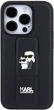 Etui Karl Lagerfeld Gripstand Saffiano Karl&Choupette Pin do Apple iPhone 15 Pro Max Black (KLHCP15XGSAKCPK) - obraz 3