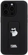 Etui Karl Lagerfeld Gripstand Saffiano Choupette Pin do Apple iPhone 13/13 Pro Black (KLHCP13LGSACHPK) - obraz 3