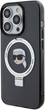 Etui Karl Lagerfeld Ring Stand Karl Head MagSafe do Apple iPhone 15 Pro Max Black (KLHMP15XHMRSKHK) - obraz 2