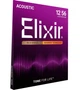 Струны для акустической гитары Elixir 11077 Nanoweb 80/20 Bronze Light Medium 12/56 - изображение 2