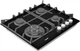 Варочная поверхность газовая Fabiano FHG 1044 VGHT2 Black Glass - изображение 3