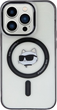 Etui Karl Lagerfeld IML Choupette's Head MagSafe do Apple iPhone 15 Pro Transparent (KLHMP15LHCHNOTK) - obraz 3