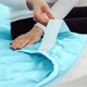 Наматрасник MirSon Eco Light №1719 Cotton Air-line на резинке по углам Blue 120x200 см (2200002889674) - изображение 13